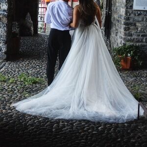 Mori Lee White Wedding Dress